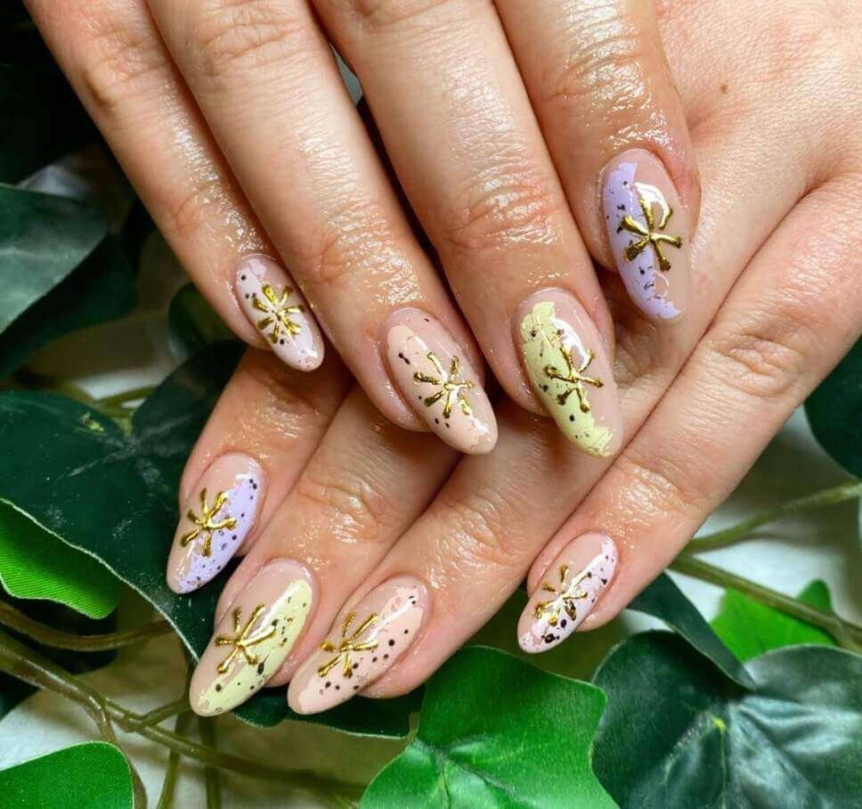 pastel Easter nails