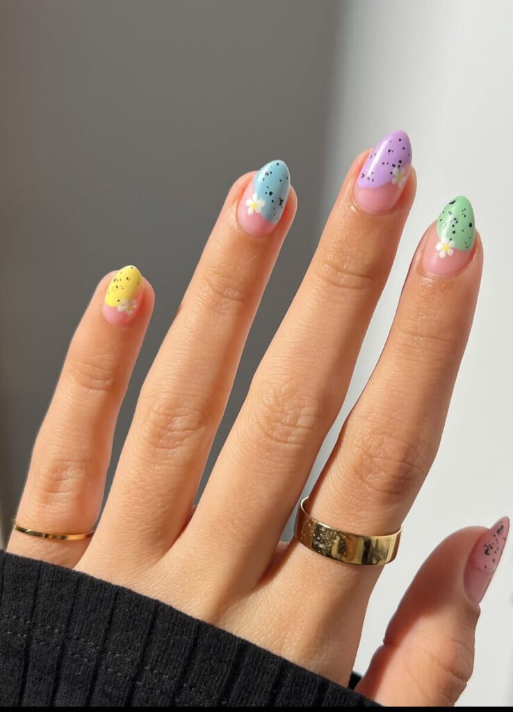 pastel easter nails