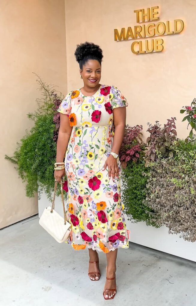 spring wedding guest outfit 