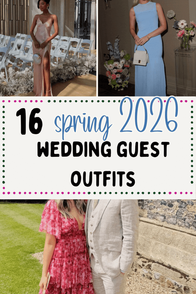 spring wedding guest outfits