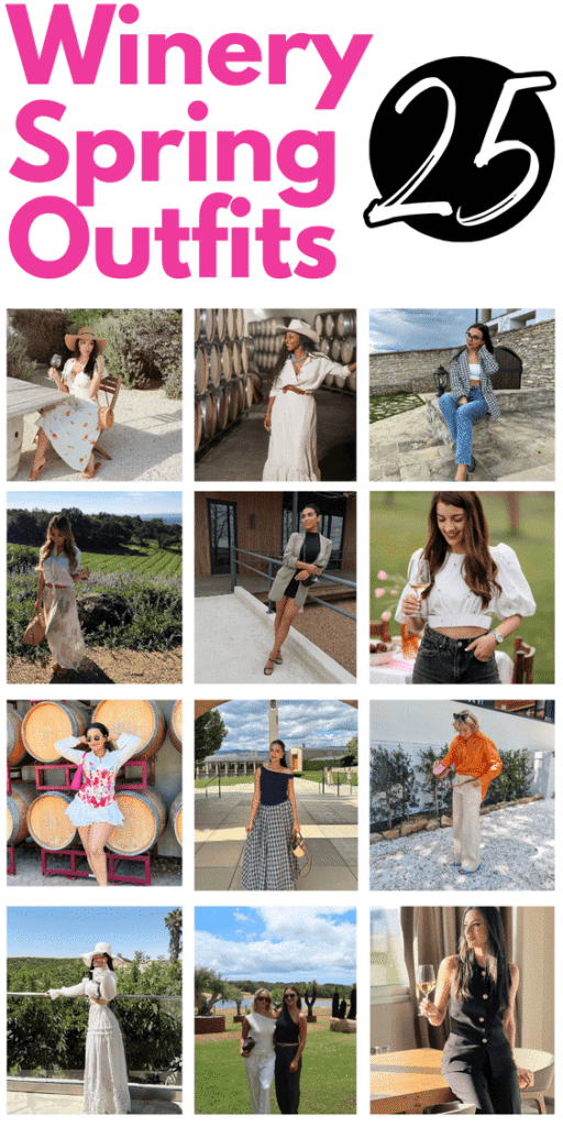 spring winery outfits