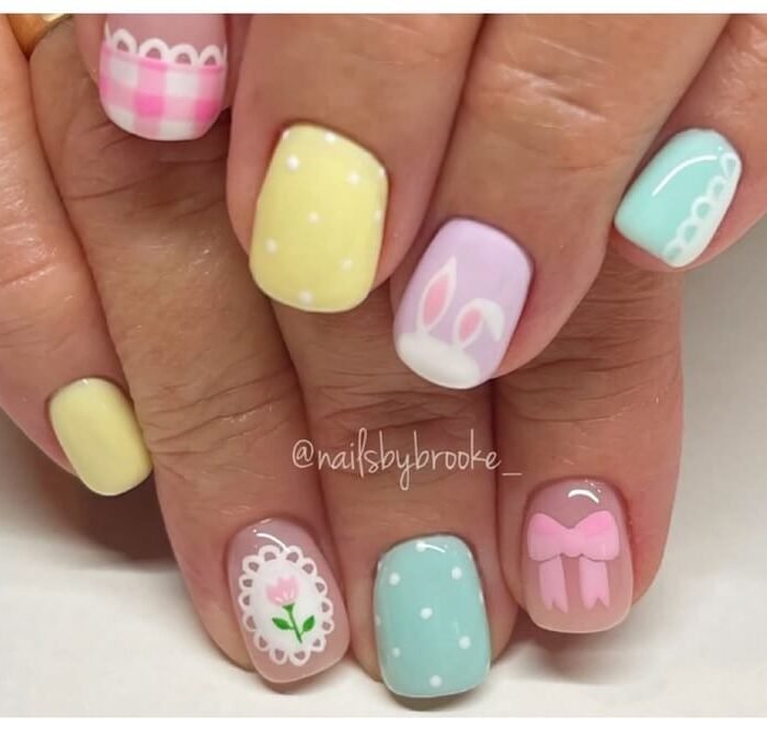 35 Pastel Easter Nails for a Cute Spring Refresh