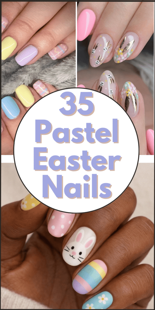 pastel easter nails 