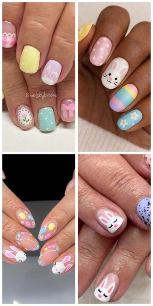 pastel easter nails 