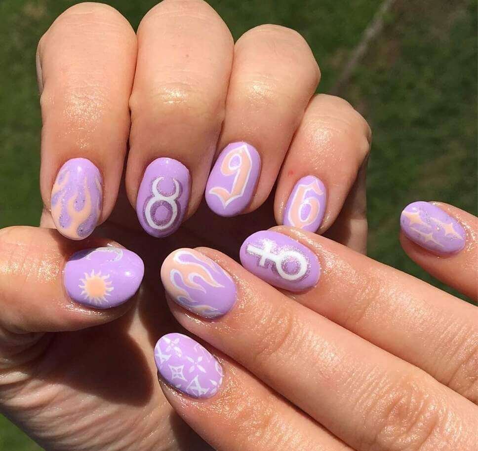 taurus nail designs 