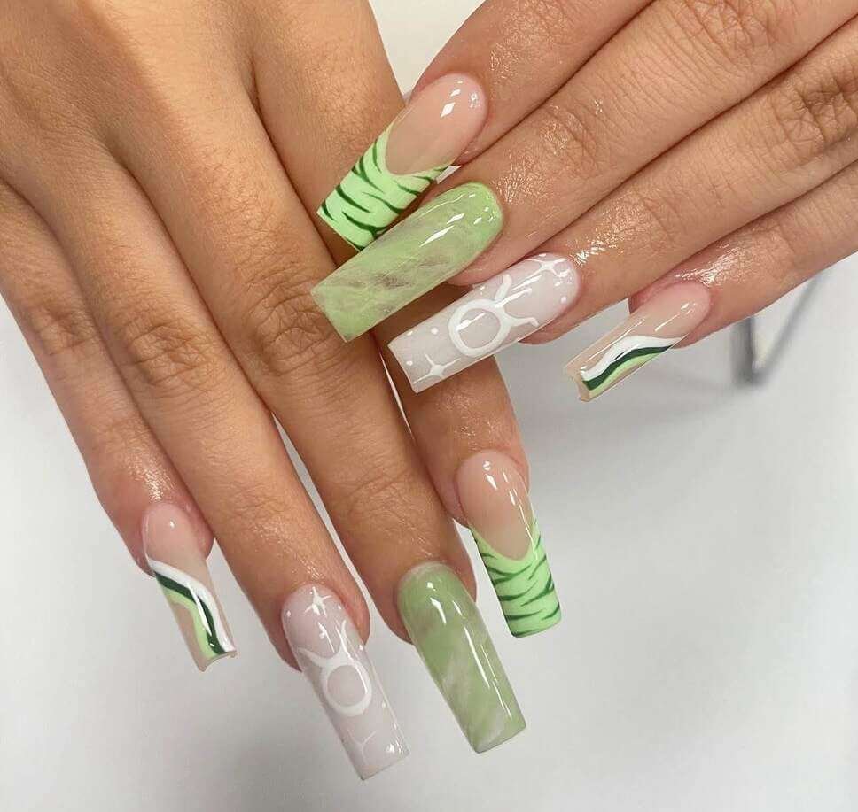 green taurus nails