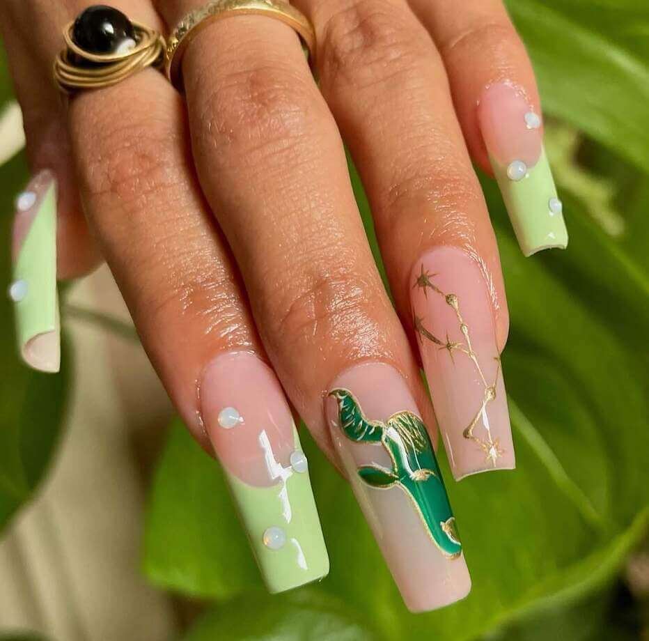taurus nail designs 