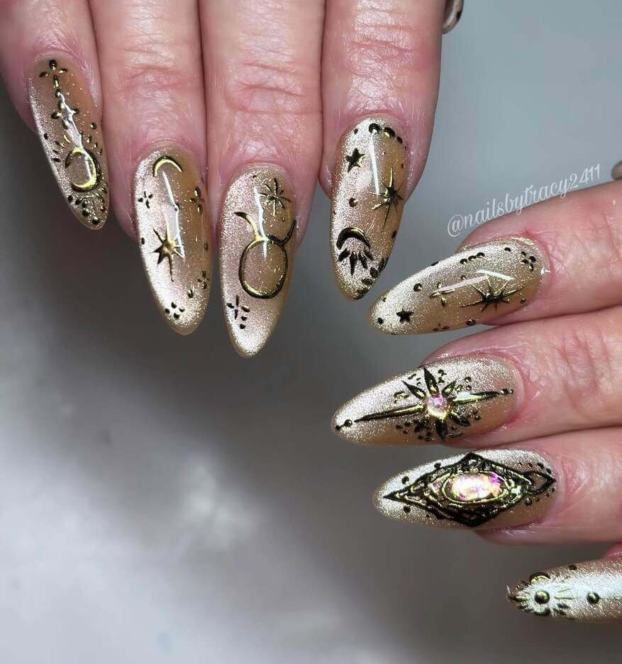 taurus nail designs