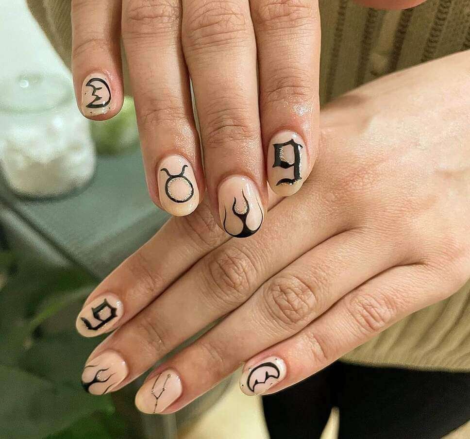 taurus nail designs 
