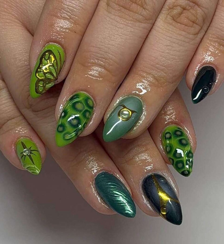 taurus nail designs 