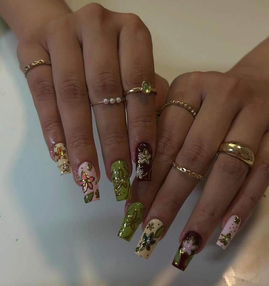 taurus nail designs 