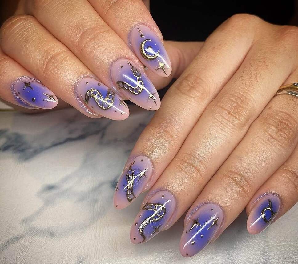 taurus nail designs 