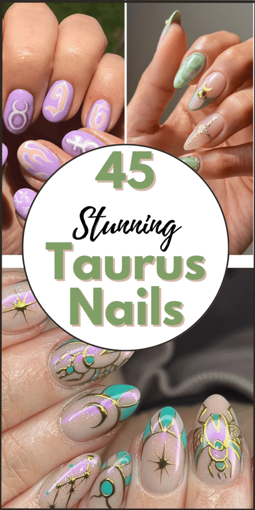 taurus nail designs 