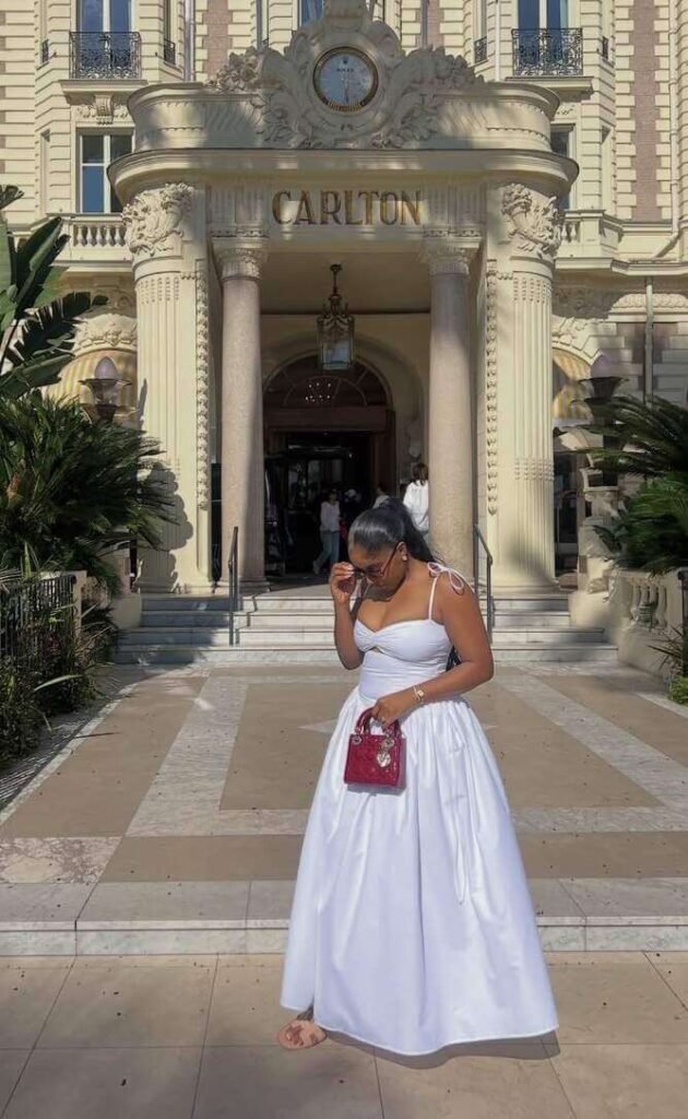 South of France outfits white dress