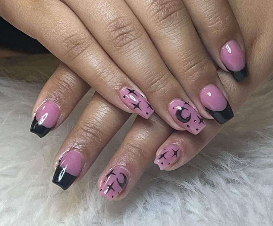 gemini nail designs 