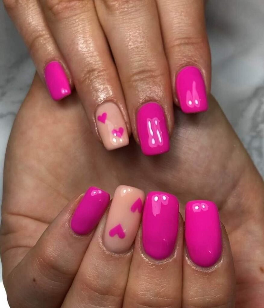 Bright summer nails 