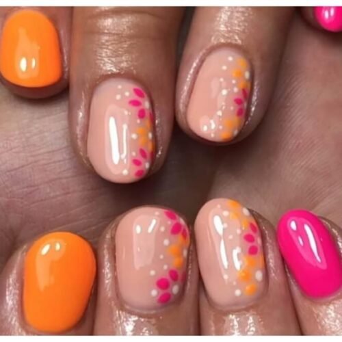 bright summer nails