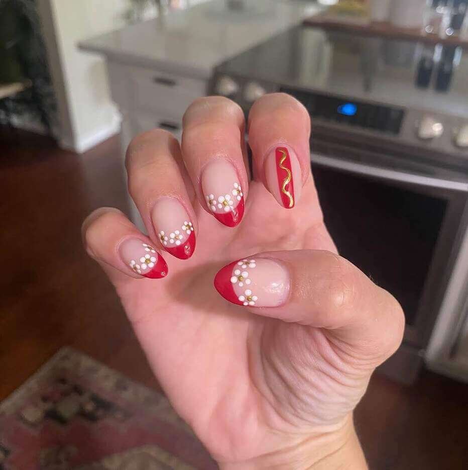 red july nails