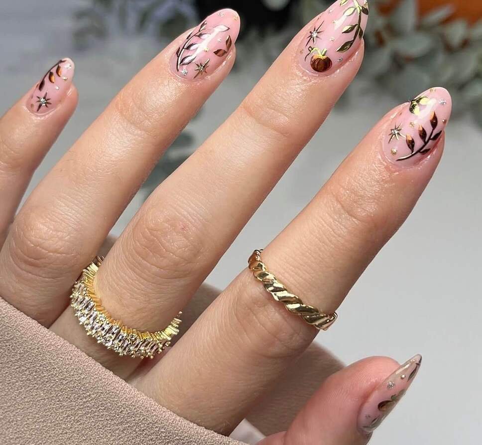 early fall nails