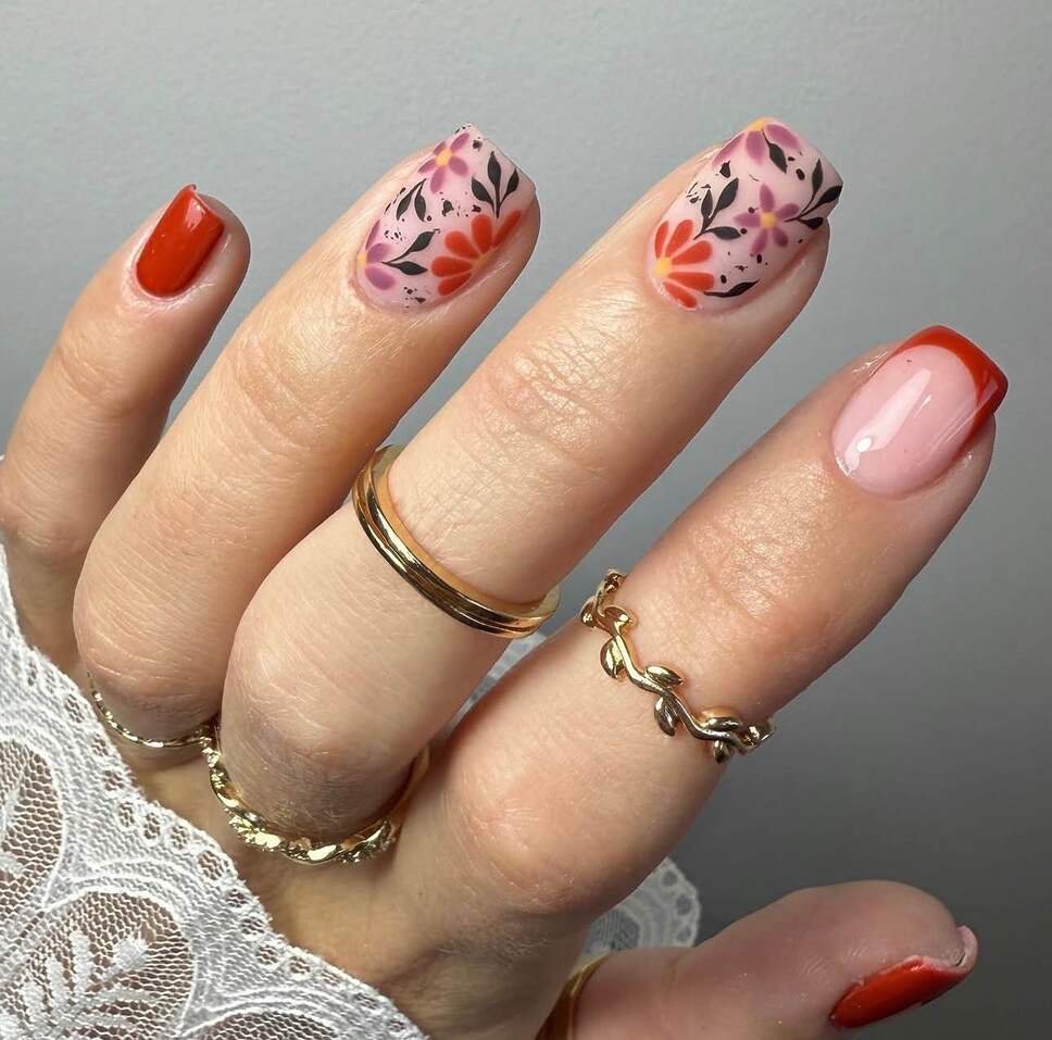 early fall nails