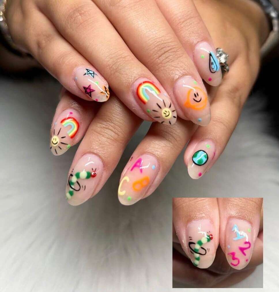 back to school nails