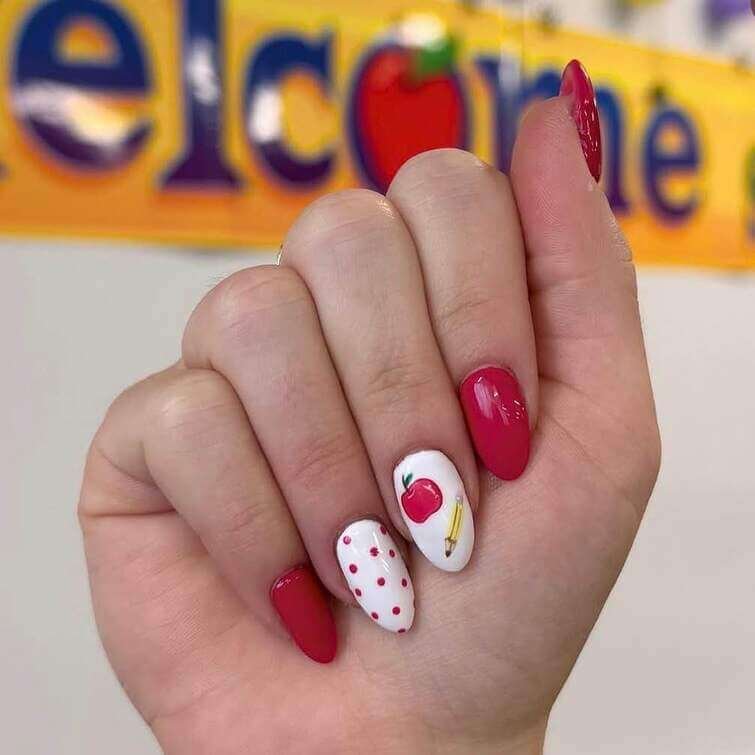 back to school nails 