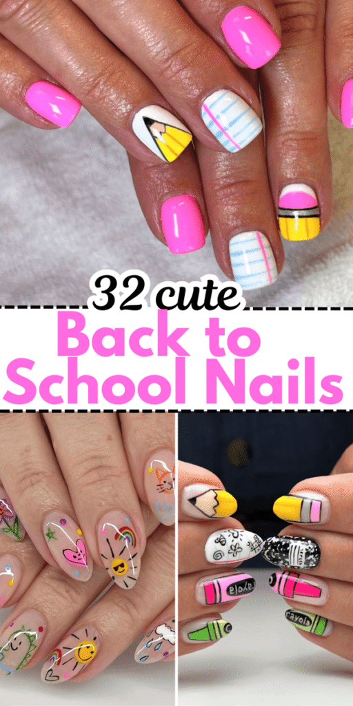 back to school nails