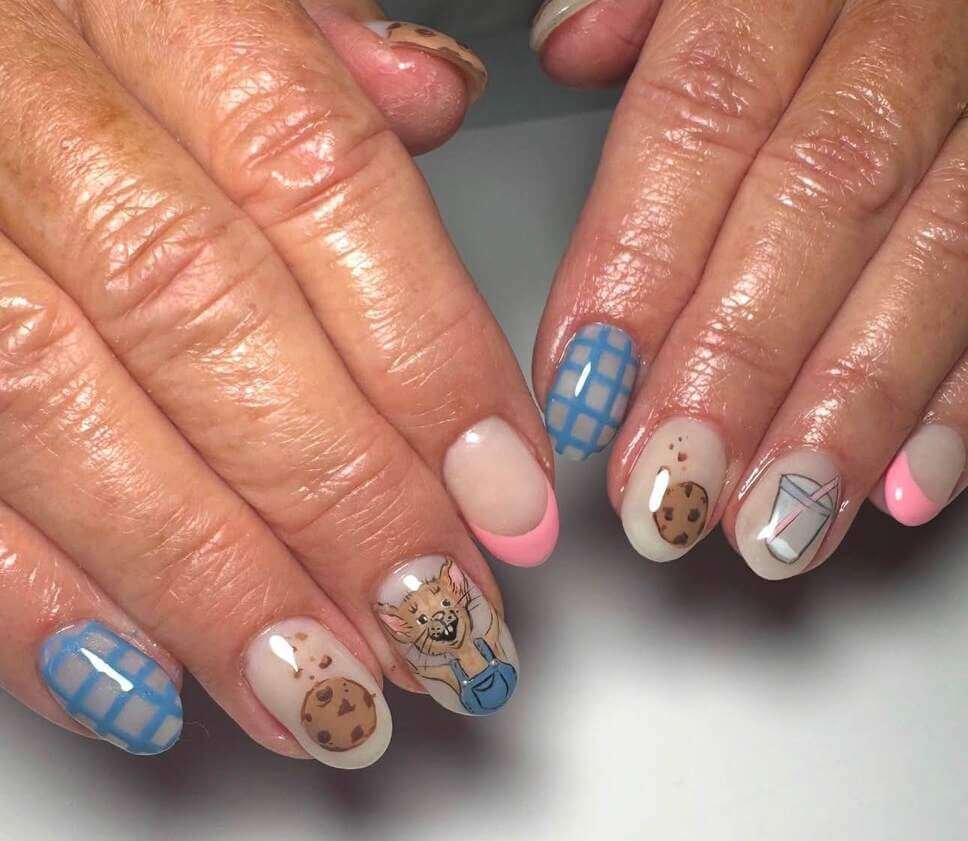 back to school nails 