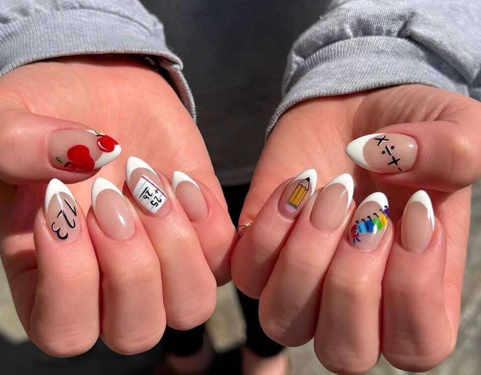 back to school nails 