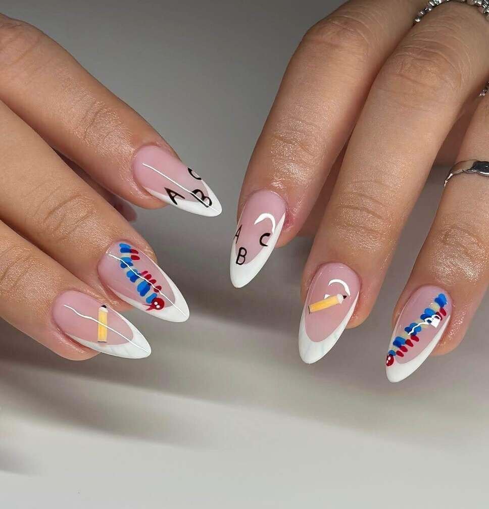 back to school nails 