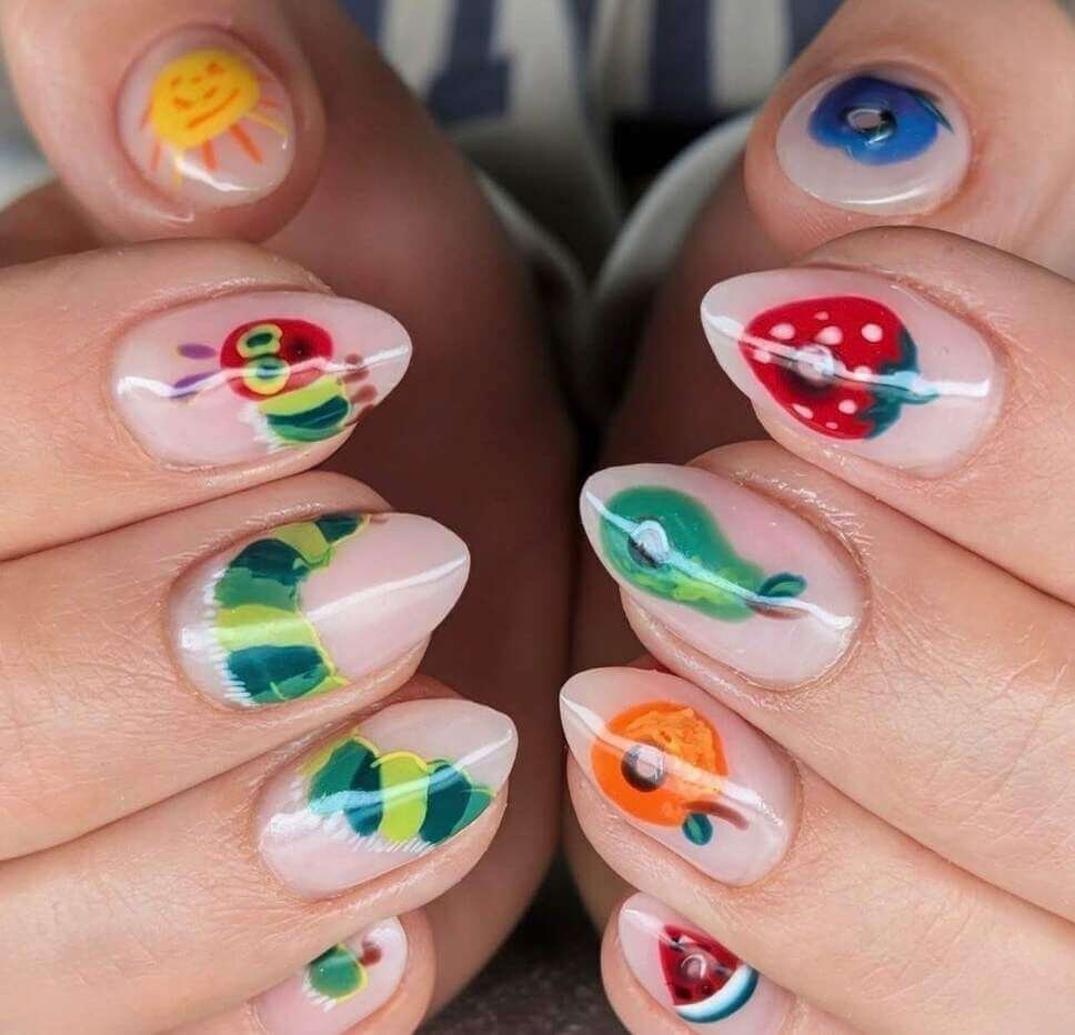 back to school nails 