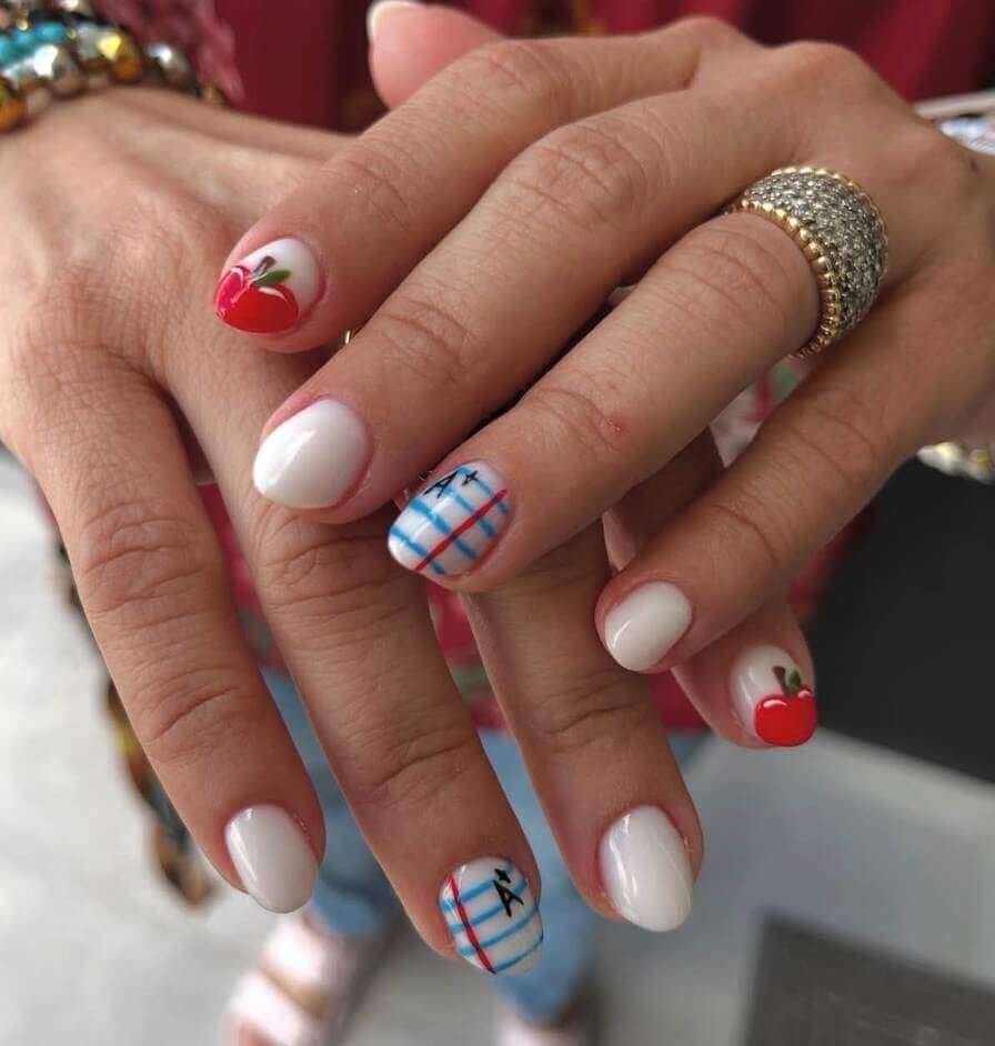 back to school nails 