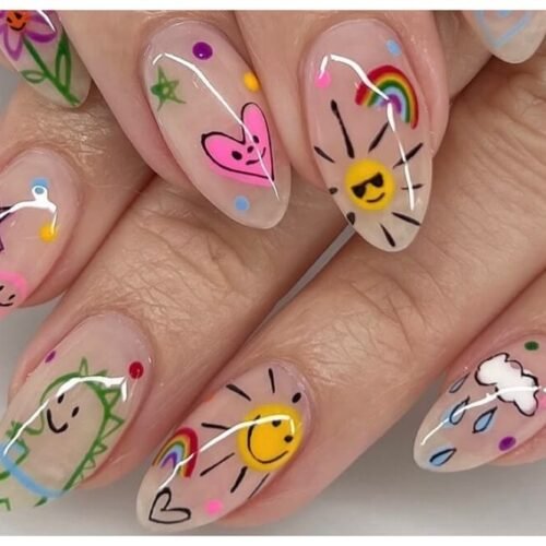back to school nails