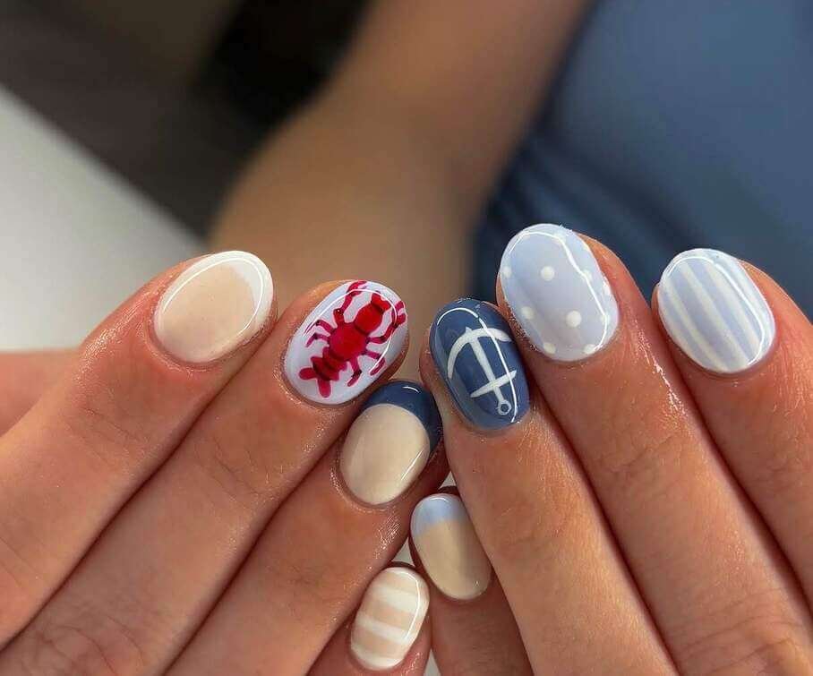 short coastal nails