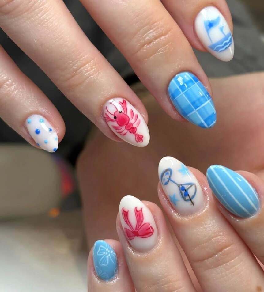 coastal nails ideas