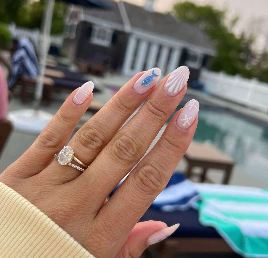 coastal nails ideas