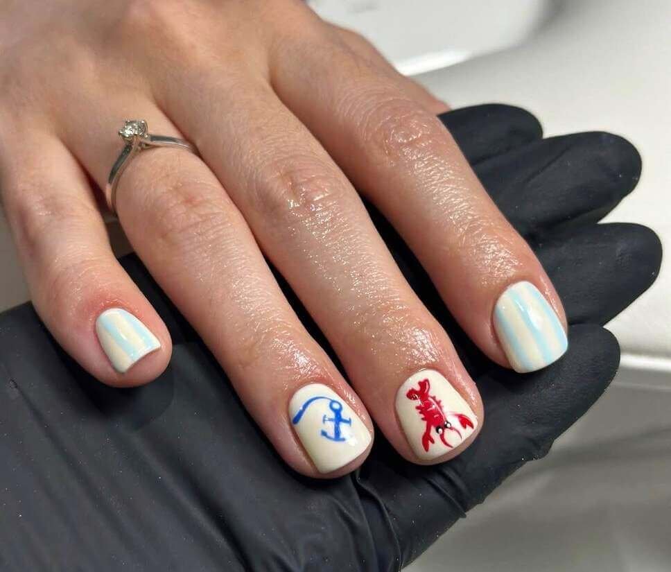 short coastal nails