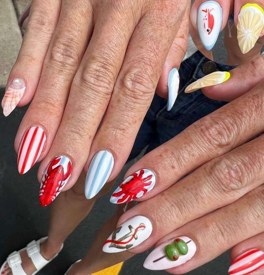 coastal nails ideas
