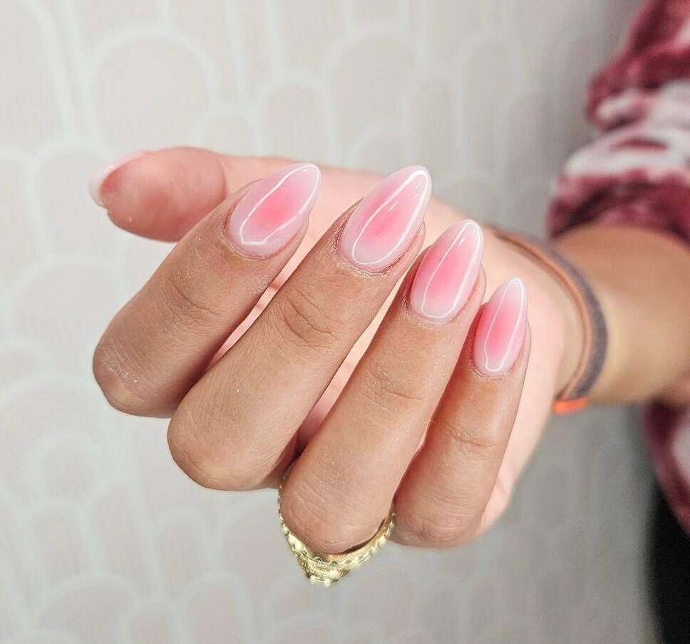 pink summer nails 