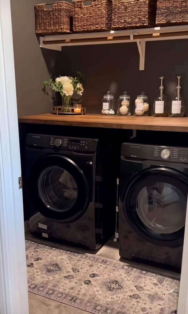 small laundry room