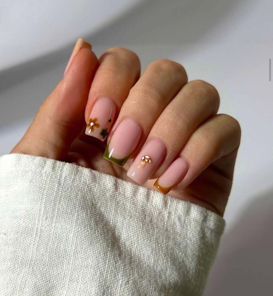 nude September nails 