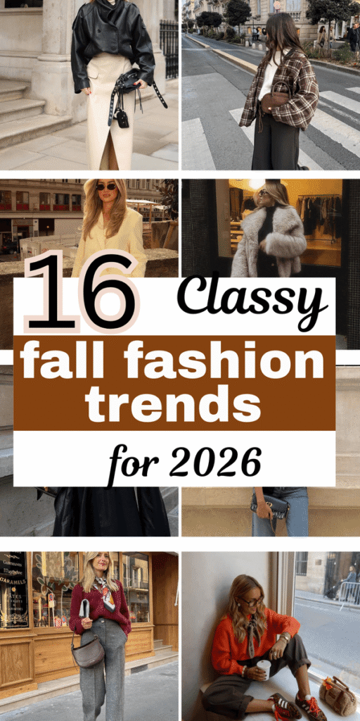fall fashion trends 2026