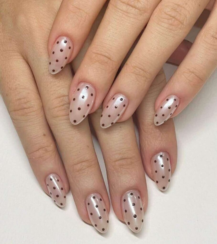 polka dot fall nails 2026