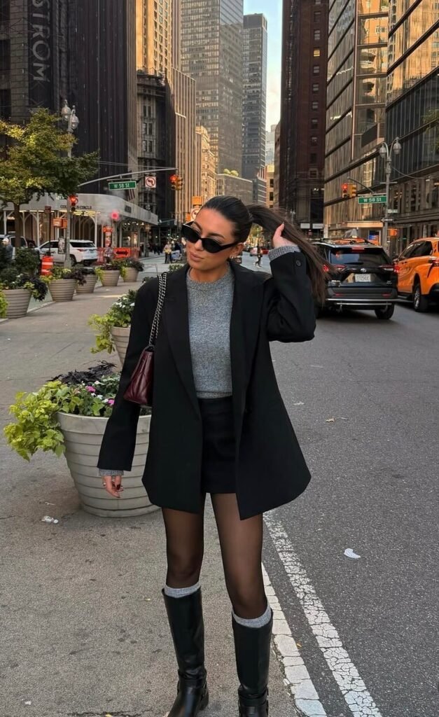 nyc fall outfits with skirt