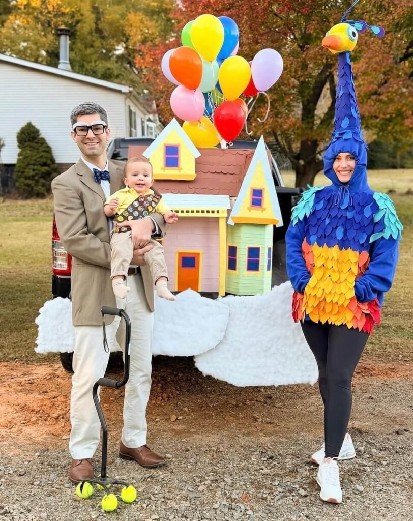 family halloween costumes up