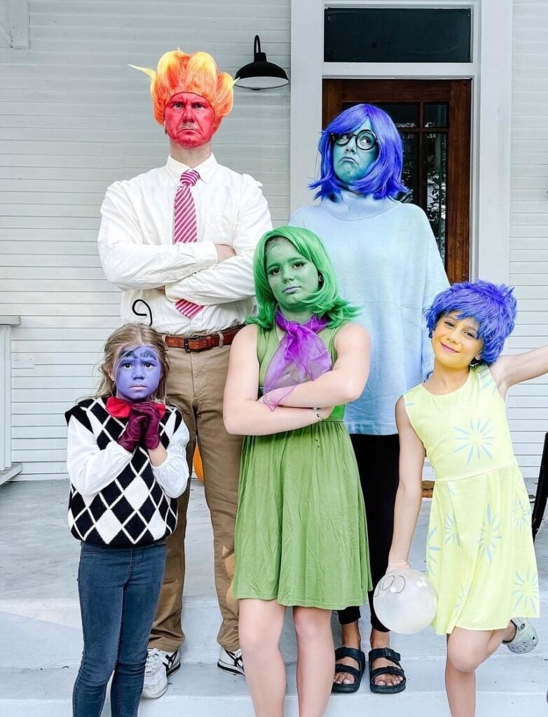 inside out family halloween costumes