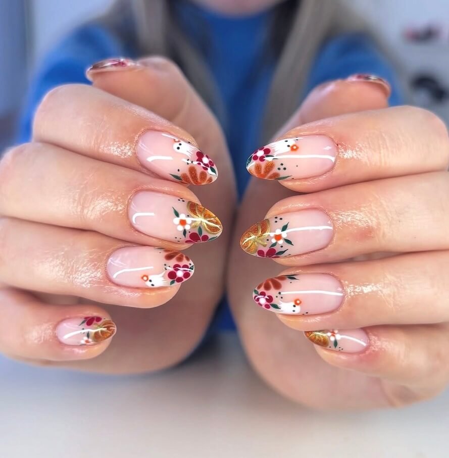 nude october nails