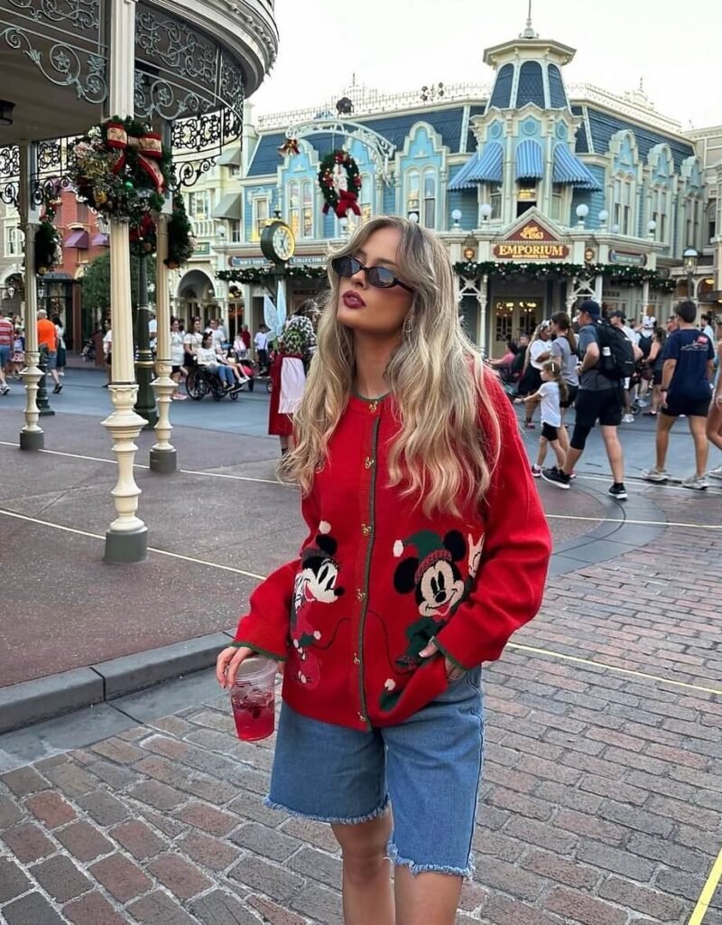 Christmas disney outfits shorts ideas