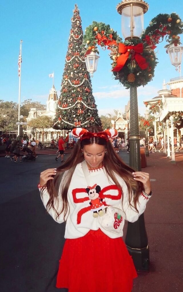 red Christmas disney outfits