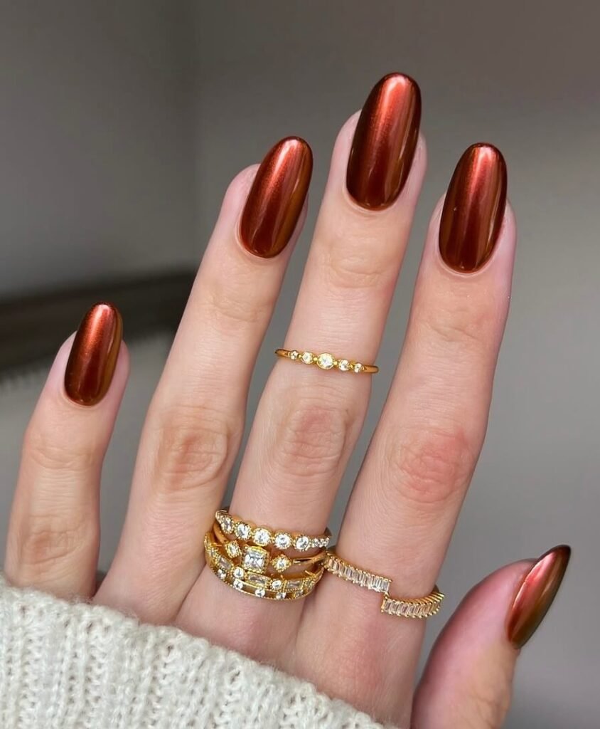 brown november nails 